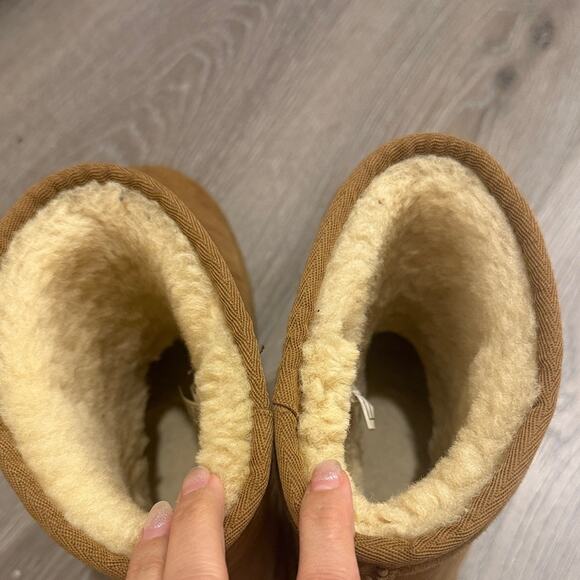 UGG Cozy Tan Suede Boots - Picture 3 of 5